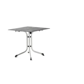 Sieger Klapptisch 80 x 80 x 73 cm Graphit/Beton hell