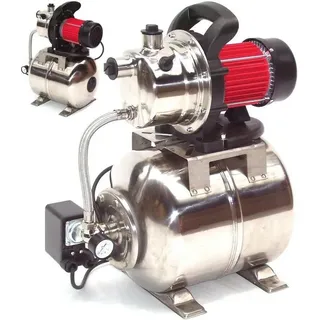Edelstahl Hauswasserwerk 3800L Gartenpumpe Wasserpumpe Pumpe 44323 Bewässerung