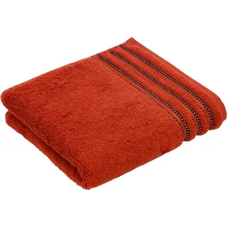 Vossen Seiftuch »Cult Deluxe« Waschlappen im Set, mit Glanzbordüre, VEGAN, braun