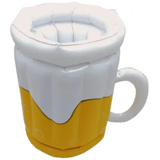 Mad Monkey Bierkrug, Aufblasbarer Getränkehalter für Jede Party, 42 cm groß