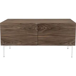 WoodMan Sideboard, Kommode mit Holzfurnier aus Nussbaum, braun