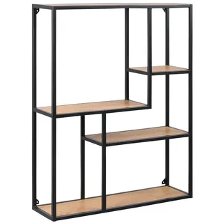 Z2 Seaford Wandregal 75 x 91 x 20 cm Schwarz