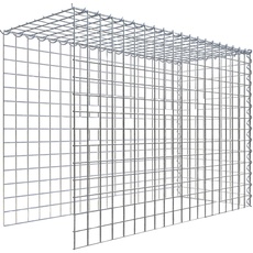 Bild Gabione, silbergrau, Maschenweite 5 cm x 5 cm,