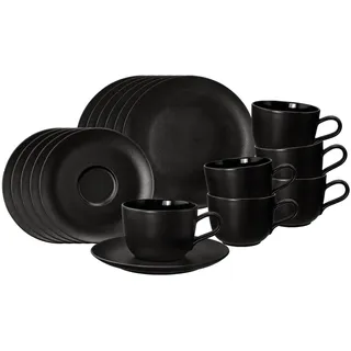 SELTMANN WEIDEN Liberty Velvet Kaffeeservice 18-tlg. schwarz