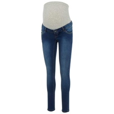 MAMALICIOUS Damen Mllola slanke blå jeans Noos B. Umstandshose, Blue Denim, 26W / 32L EU