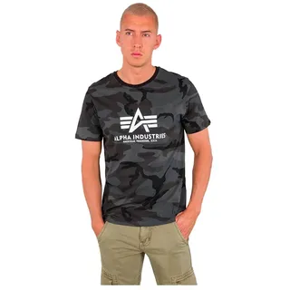 Alpha Industries Basic T-Shirt« Baumwolle, regular fit, schwarz