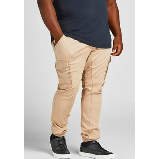 Jack & Jones PlusSize Cargohose »PAUL FLAKE«, Bis Weite 48, beige