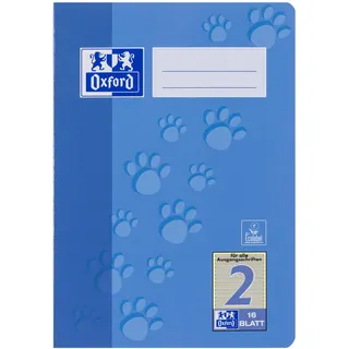 Oxford Schulheft A5, 16 Blatt, Lineatur 2, liniert