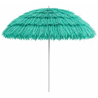 Linder Exclusiv Sonnenschirm, Strandschirm,UV-Schutz 30, Hawaii Türkis - Transparent
