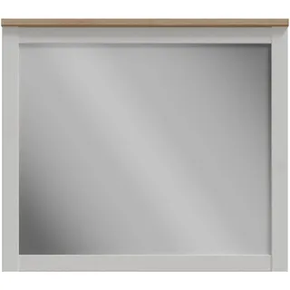 Garderobenspiegel FORTE "Bohol Spiegel, Rahmenoptik B/H/T 86,4/76/3,2 cm", riviera eiche, sibiu lärche hell, B:86,4cm H:76cm T:3,2cm, Spiegelglas, Spiegel, Garderobenspiegel