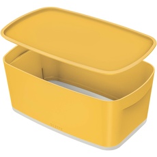 Bild MyBox Cosy Klein mit Deckel, Aufbewahrungsbox Warmes Gelb