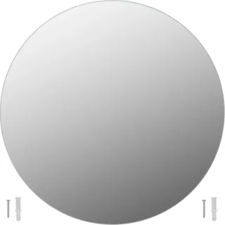 dkd-home-decor Wandspiegel Rund 70 cm - Silber, Bunt