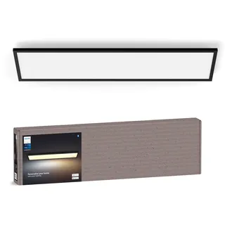 Philips Hue White Ambiance Aurelle Panelleuchte - [120x30cm - Schwarz