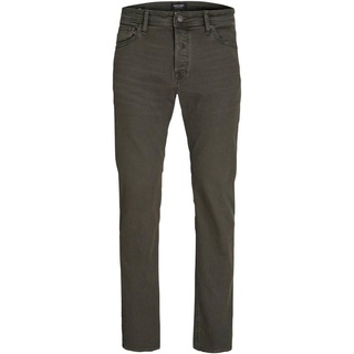 JACK & JONES Comfort-fit-Jeans »JJIMIKE JJORIGINAL AM 405 BF«, grün