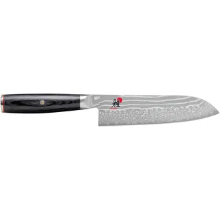 MIYABI Santokumesser 18 cm Schwarz/Grau/Silber