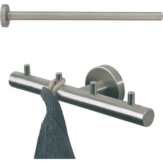 Tiger Boston Teleskop Handtuchhalter, + Handtuchhaken,