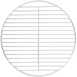 vidaXL Grillrost Rund Ø 34,5 cm Edelstahl silber