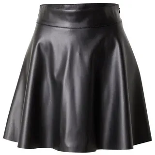 Noisy May Kurzer Rock - NMandy PU HW Flared skirt WVN NOOS - XS bis XL - für Damen - Größe L - schwarz - L