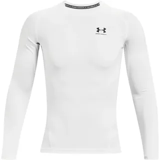 Under Armour HeatGear Armour langarm Funktionsshirt Herren 100 white/black S