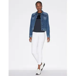 Armani Exchange 8nytdl_yj73z Langarm-t-shirt - Navy / Silver - S