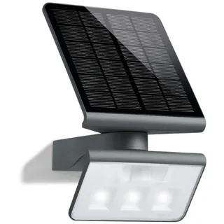 Steinel Solar Außenleuchte XSolar L-S anthrazit, Wandlampe, Bewegungsmelder, Nachtlicht, Gartenlampe Solar, 2500 mAh Akku