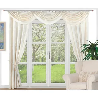 Wirth Zöpritz Kräuselband 100 x 40 cm Beige 1 Stk.
