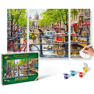 Schipper Malen nach Zahlen Meisterklasse Triptychon 1 St. 50 x 80 cm bunt