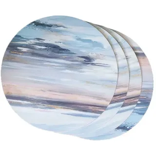 Creative Tops Tranquillity 4er-pack Runde Tischsets - Multicolor - One Size