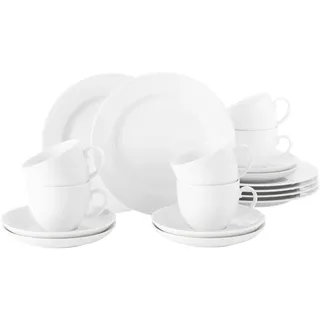 SELTMANN WEIDEN Rondo/Liane Kaffeeservice 18-tlg. weiß/unifarben