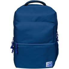 Oxford B-Ready Schulrucksack, Unisex, 18 l, 42 m, gepolsterte Laptoptasche, recyceltes Polyester, marineblau, 42x30x15cm