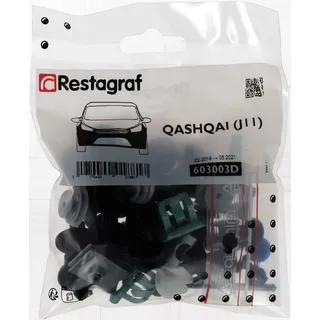 RESTAGRAF 603003D Halteclipsatz Karosserie Vorne für NISSAN Qashqai II (J11, J11)