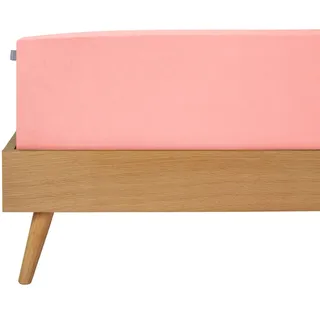 SCHIESSER Spannbettlaken Jessi Baumwolle 150 x 200 - 160 x 200 cm puderrosa