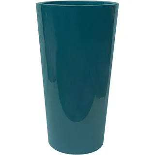 Pflanzentopf , Blau , Kunststoff , rund , 61 cm , Plastikeinsatz , Dekoration, Blumen & Blumentöpfe, Übertöpfe