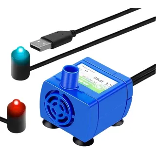 Wasserpumpe Led-Licht Haustier Wasserbrunnen Motor Mit Wasser Kurzschluss