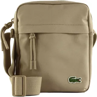 LACOSTE Umhängetasche Neocroc Vertical Camera Bag Simply Taupe - Taupe, Braun