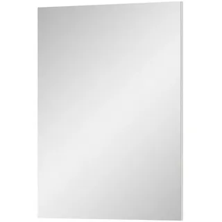 Inn.Furn Wandspigel weiß 55 cm, Garderobenspiegel rahmenlos , Weiß , Holzwerkstoff, Glas , Uni , Rechteckig , 55x71x2 cm , FSC Mix , Spiegel, Wandspiegel