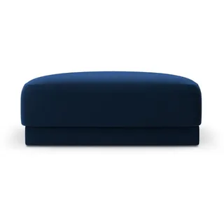 Micadoni Pouf Miley aus Samt königsblau , Blau , Textil , 90x40x90 cm , Hergestellt in Europa, Oeko-Tex® , Wohnzimmer, Sessel, Hocker & Hockerbänke, Poufs
