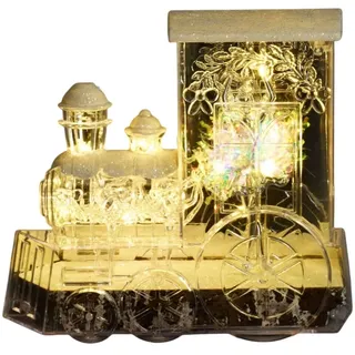 Wellhome Lokomotive Mit Einer Balletttänzerin Und Weißem Glitzer - Gold - One Size