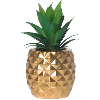 BLASCOOL Künstliche Ananas-Dekoration für Zuhause, Büro, Küche, Tischdekoration (Gold)