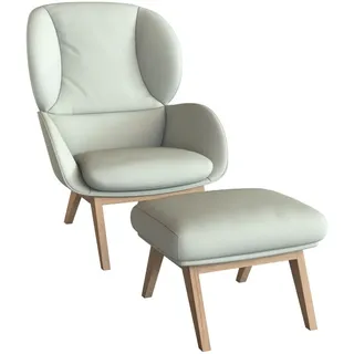 flexlux Ohrensessel Adria 78 x 100 x 96 cm Weiß