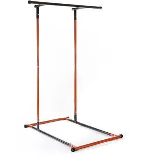 InnovaGoods - Klimmzug- und Fitnessstation, Allround-Training zuhause, Stärkung der Körpermuskulatur, Einstellbare Höhe 114-191 cm, Schwarz, Einheitsgröße, Legierter Stahl