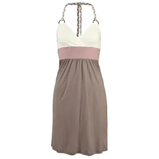 Beachtime Strandkleid Damen creme-taupe-rose Gr.34