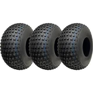 25x12.00-9 Stollenreifen für ATVs und Quads, 4-lagig, John Deere Gator, straßenzugelassen (3er-Set)