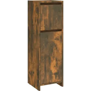Badezimmerschrank Räuchereiche 30x30x95 cm Holzwerkstoff - Braun