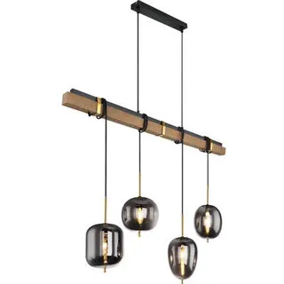 Pendelleuchte E14 BLACKY 40 W LxBxH: 1000x185x1400 mm IP 21 schwarz