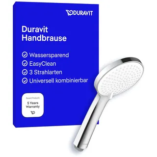 Duravit Handbrause 3jet MinusFlow Chrom/Weiß
