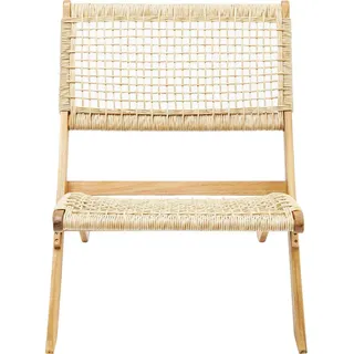 Kare Design Klappsessel Copacabana 73 x 78 x 60 cm braun