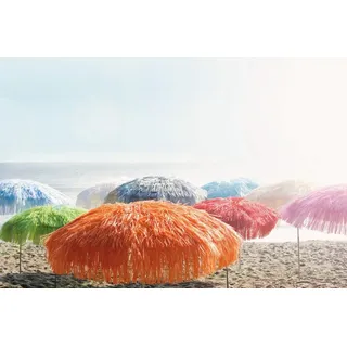 Jan Kurtz 493211 Sonnenschirm Hawaii, 200 cm, Weiß