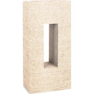 Pflanzwerk Hochbeet Pflanzkübel Vista Premium Frostbeständig Antik 92 cm Sand