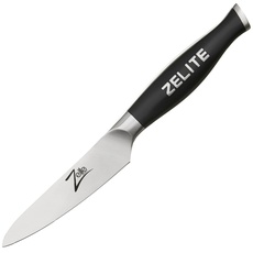 Zelite 10,2 cm Kochmesser, Profi Messer aus Deutschem Edelstahl, Japanisch Inspiriertes Schälmesser, Scharfe Messer für Küche, Scharfes Koch-Messer für Zuhause & Gastro, Küchenmesser Extrem Scharf